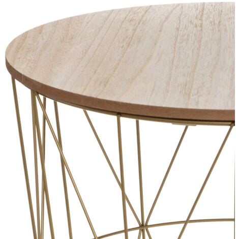 Tavolino Kumi oro D40cm - Atmosphera créateur d'intérieur