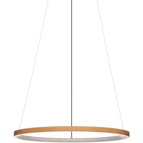 Lampada a sospensione in bambù finn d50cm - Atmosphera créateur d'intérieur