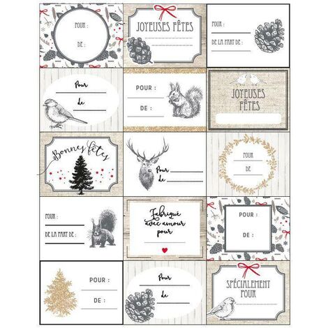 15 pacchetti regalo di etichette pop - Feeric lights & christmas (1/2)