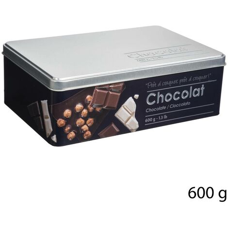 Scatola di cioccolato in metallo black edition nera - 5five (1/3)