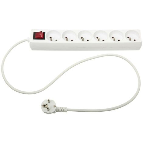 Presa Elettrica A Muro Con Terra - Presa Monoblocco 2P T - Fissaggio A Vite/artiglio - Bianco - Foto 1