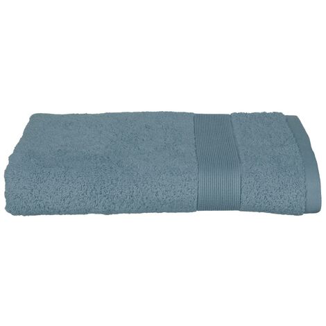 Lenzuolo doccia Praia in cotone blu tempesta 70x130cm - Atmosphera créateur d'intérieur