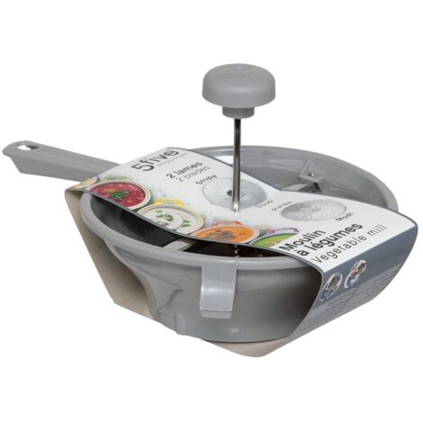 Mulino Per Verdure Tellier In Acciaio Inox - 3 Griglie Per Puree, Zuppe E Composte