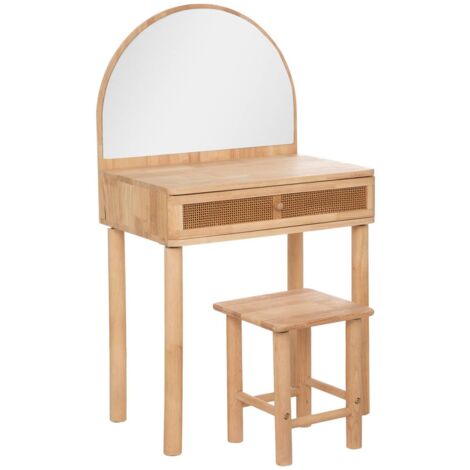 Sgabello Edena in acacia e metallo - Atmosphera créateur d'intérieur