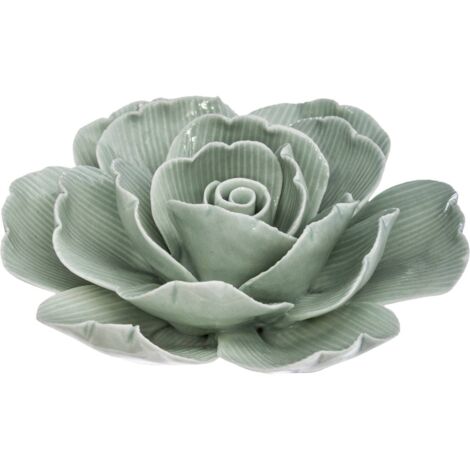 Fiore di poesia D.10cm in ceramica - Verde pallido - Atmosphera créateur d'intérieur