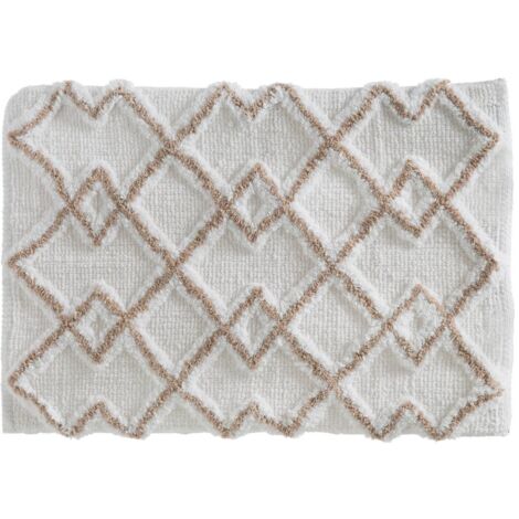 Tappeto bianco taupe 50x75cm - 5five