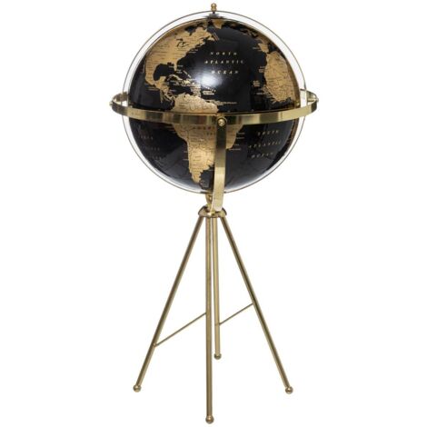 Gm globe nero terra oro h 79 cm - Feeric lights & christmas