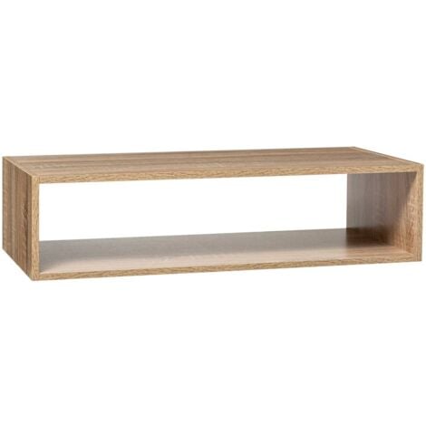 Scaffale rettangolare basso angolare mix n modul effetto rovere naturale - 5five