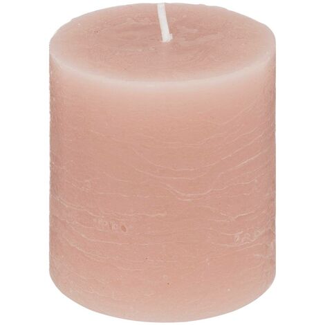 Candela rustica rosa chiaro 220g - Atmosphera créateur d'intérieur