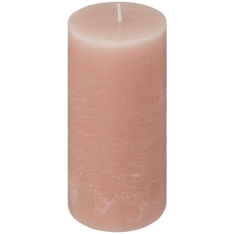 Candela rustica rosa chiaro 445 g - Atmosphera créateur d'intérieur