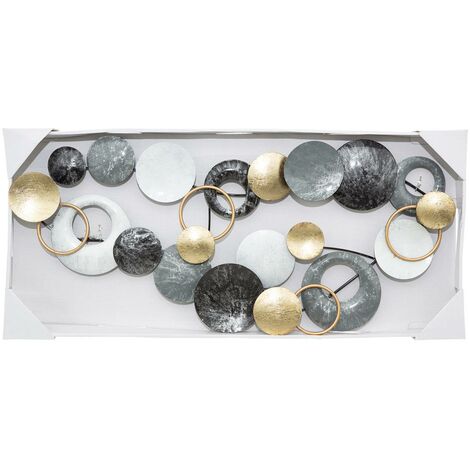 Appendiabiti Da Parete ATMOSPHERA Boule - Metallo Nero - Dimensioni 58x87 Cm