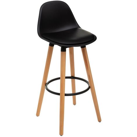 Sedia da bar maxon nera - Atmosphera créateur d'intérieur (1/7)