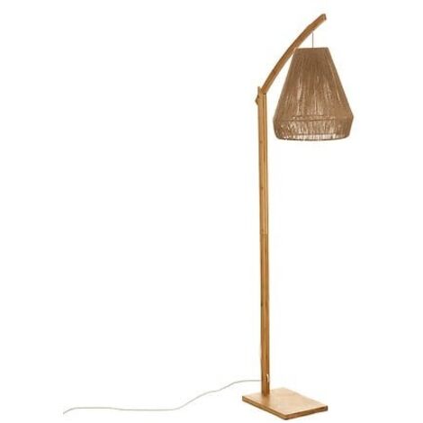 Lampada da terra ad arco palm in bambù h158cm - Atmosphera créateur d'intérieur