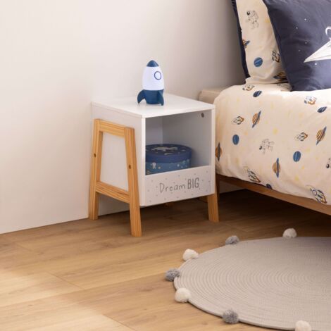 Libreria Per Bambini Atmosphera In Legno Hevea, 3 Ripiani, Altezza 100 Cm - Per Cameretta E Giochi