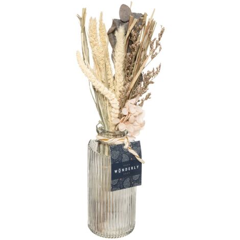 Bouquet di fiori secchi wonder h28cm - Atmosphera créateur d'intérieur