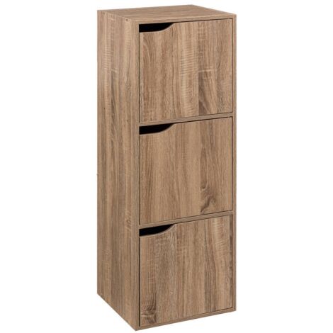 5five Scaffale Mix N Modul 9 Scomparti – Effetto Rovere Naturale, Libreria Multifunzione