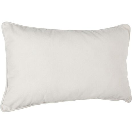 Cuscino LILOU in cotone bianco avorio 30x50cm - Atmosphera créateur d'intérieur