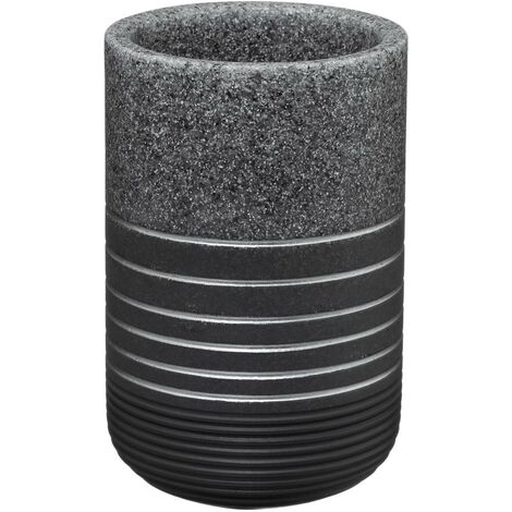 Vaso per spazzolini da denti silver grigio - 5five