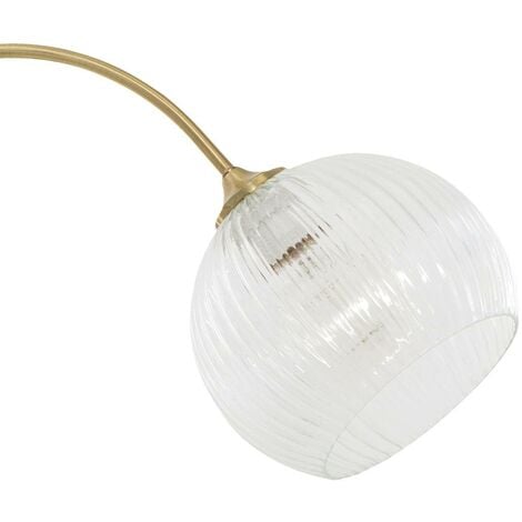 Lampada da terra ad arco Laye in marmo oro H150cm - Atmosphera créateur d'intérieur