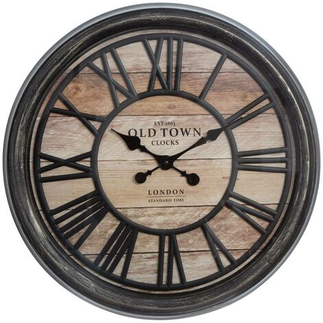 Atmosphera Orologio da parete vintage marrone diametro 50,6 cm (1/3)