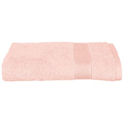 Lenzuolo doccia Essentiel in cotone rosa 70x130cm - Atmosphera créateur d'intérieur