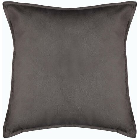 Cuscino lilou in cotone grigio ardesia 55x55cm - Atmosphera créateur d'intérieur