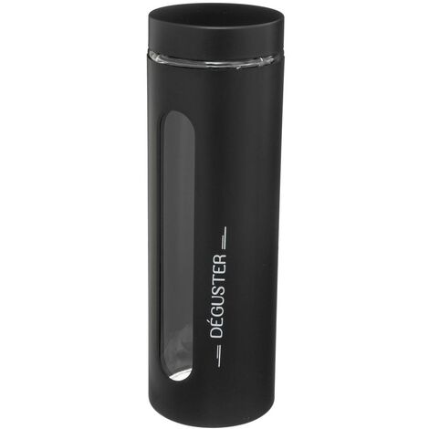 Vaso in vetro e metallo ublo 1,9l nero  - 5five