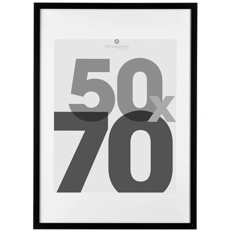 Portafoto in legno Eva nero 50x70cm - Atmosphera créateur d'intérieur