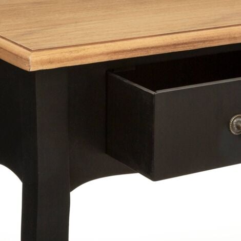 Consolle chrysa nera l87cm - Atmosphera créateur d'intérieur