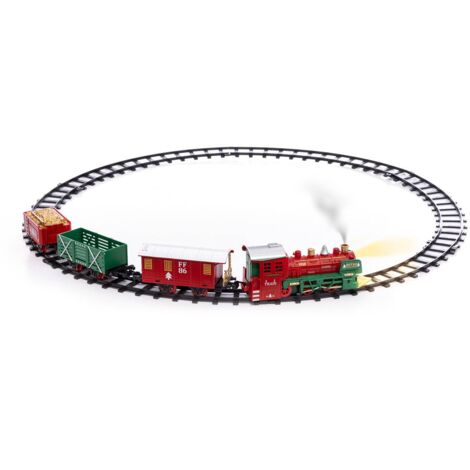 Trenino di Natale Elettrico – Luci, Suoni e Binario Circolare