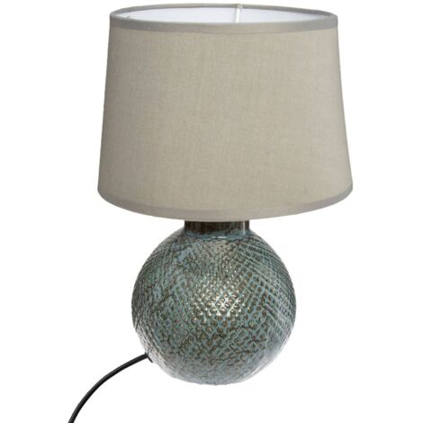 Lampada in ceramica Joas H29cm - Blu - Atmosphera créateur d'intérieur