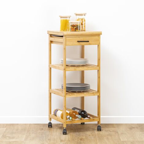 5 five simply smart 5five - Piccola credenza in bambù naturéo Bianco