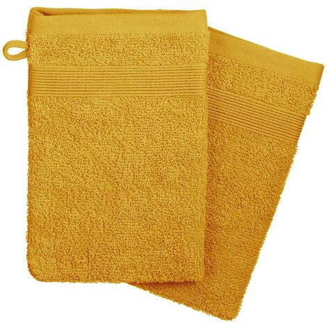 Set di 2 flanelle gialle 15x21cm - Atmosphera créateur d'intérieur