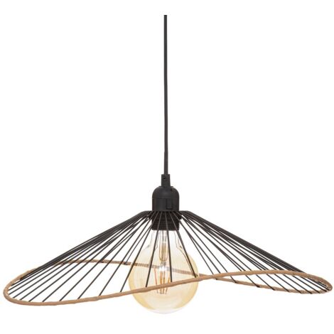 Lampada a sospensione in metallo nero alara d45cm - Atmosphera créateur d'intérieur (1/5)