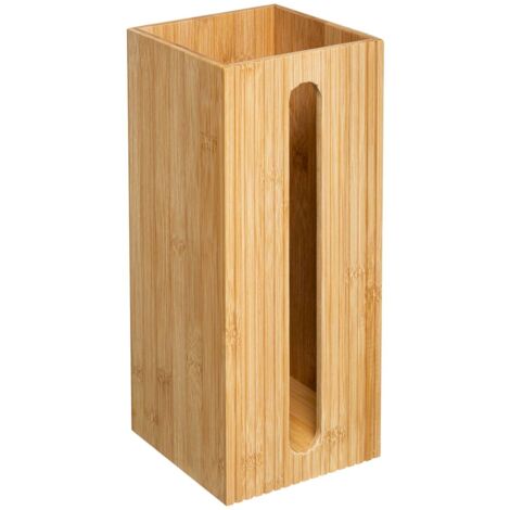 Cestino In Bambù Terre Inconnue 6 Litri - Beige, 19.5x19.5x26.4 Cm, Per Casa O Giardino - Foto 11