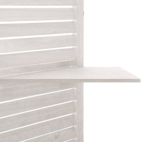 Schermo Pieghevole Bianco Atmosphera Etnik - 170 Cm Altezza, Divisorio Decorativo Per Interni