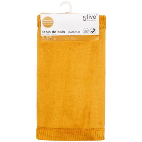 WAHRE Tappeto Bagno Giallo Frutta Limone Motivo 60X120Cm Moderno