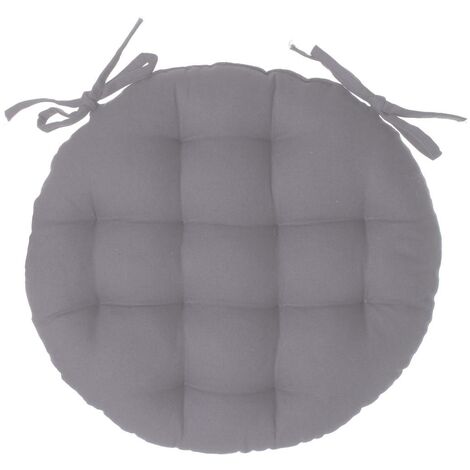 Coprisedia rotondo grigio D38cm - Atmosphera créateur d'intérieur