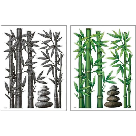 Adesivo in rilievo Bamboo 38X50 - Verde - Atmosphera créateur d'intérieur (1/3)