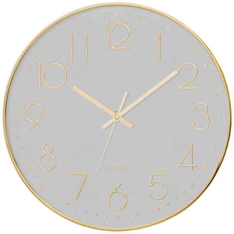 Orologio Da Parete Meccanismo A Vista D27 Cm Atmosphera - Design Moderno Per Soggiorno E Cucina