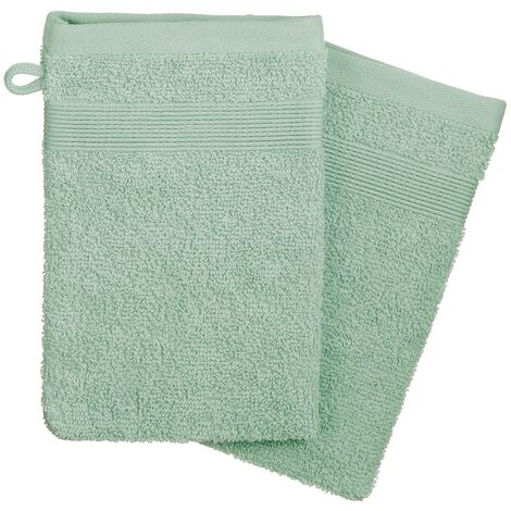 Set di 2 flanelle verdi 15x21cm - Atmosphera créateur d'intérieur