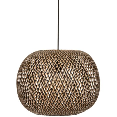 Lampada a sospensione in bambù sinai d47cm - Atmosphera créateur d'intérieur (1/5)