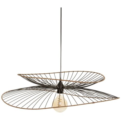 Atmosphera Alara sospensione nera design contemporaneo