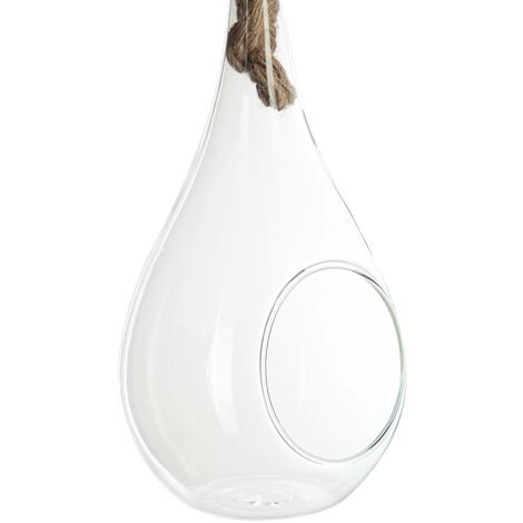 Vaso in vetro martellato alric brown h33cm - Atmosphera créateur d'intérieur