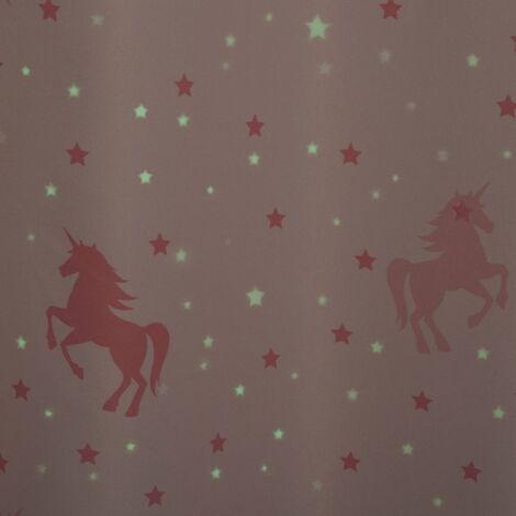 Tenda oscurante unicorno rosa chiaro per bambini 140x250cm