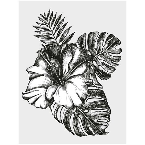Adesivo illustrato jungle 30 x 40 - Atmosphera créateur d'intérieur (1/5)