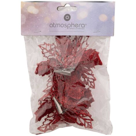 Albero di natale di plastica poinsettia x2 - Feeric lights & christmas (1/5)
