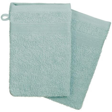 Set di 2 flanelle praia, azzurro 15x21cm - Atmosphera créateur d'intérieur