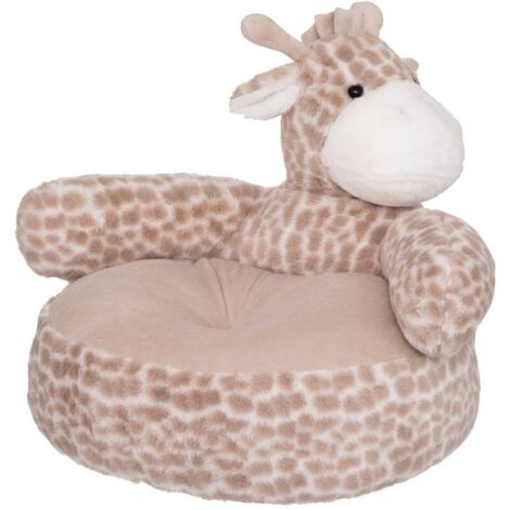 Poltrona per bambini giraffa beige e bianca - Atmosphera créateur d'intérieur (1/3)