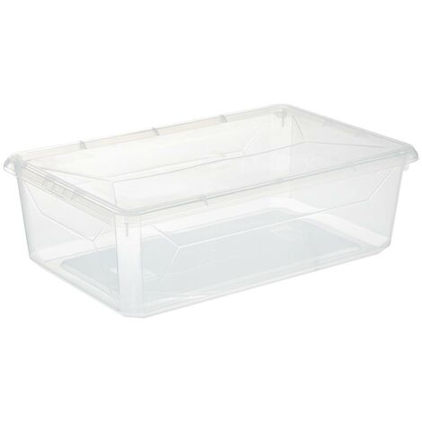 Cassetta di plastica trasparente simply+ 6,5l - 5five